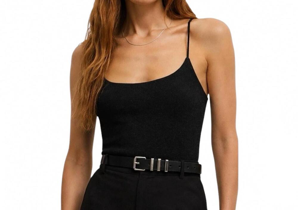 NEW Z SUPPLY anza sparkle camisole in black